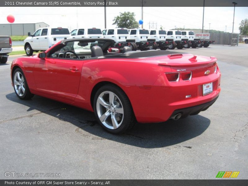 Victory Red / Black 2011 Chevrolet Camaro SS/RS Convertible
