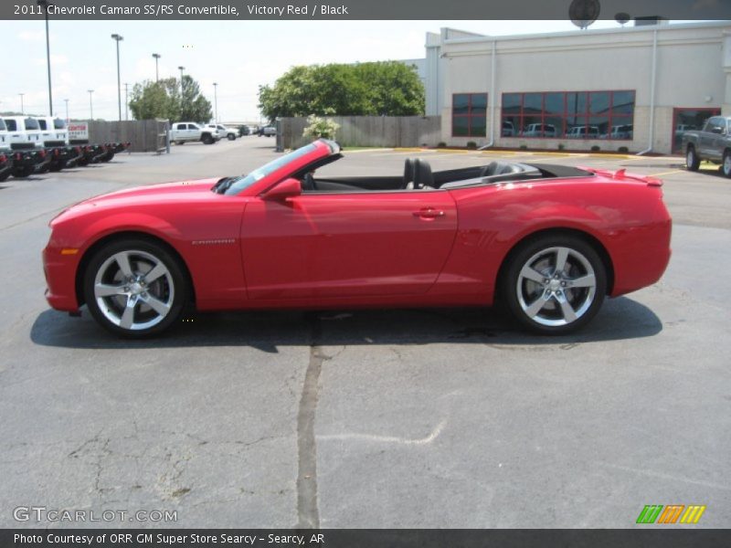Victory Red / Black 2011 Chevrolet Camaro SS/RS Convertible