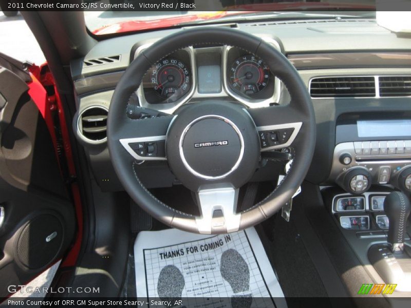 Victory Red / Black 2011 Chevrolet Camaro SS/RS Convertible