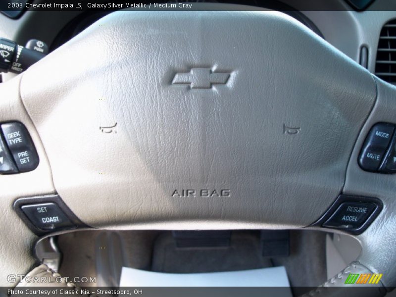 Galaxy Silver Metallic / Medium Gray 2003 Chevrolet Impala LS