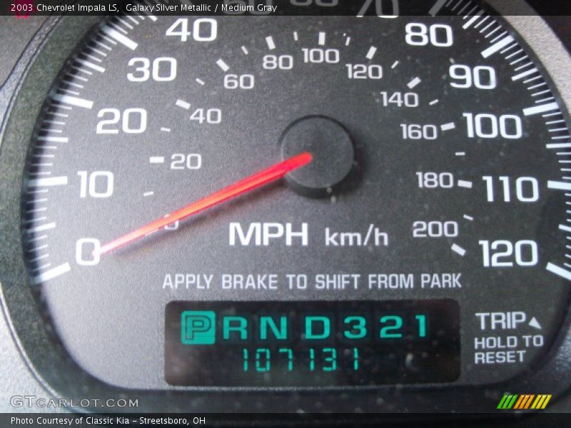 Galaxy Silver Metallic / Medium Gray 2003 Chevrolet Impala LS