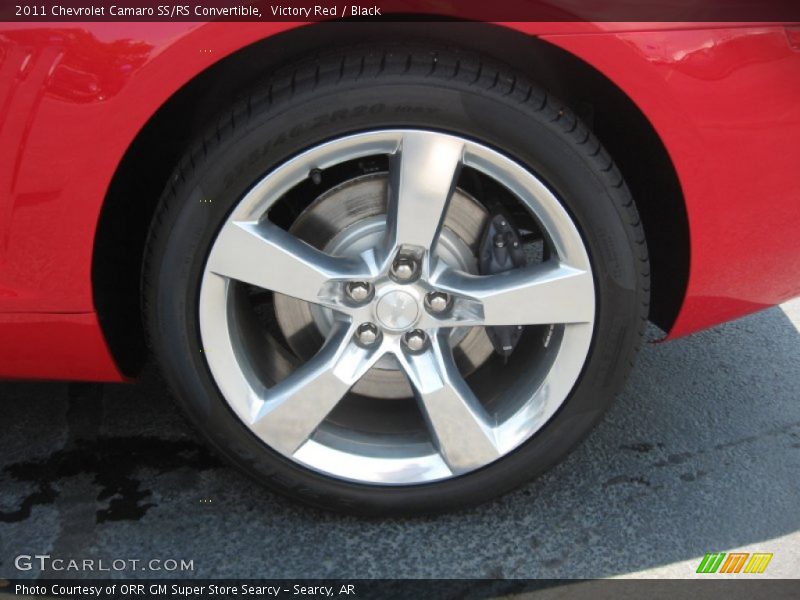 Victory Red / Black 2011 Chevrolet Camaro SS/RS Convertible