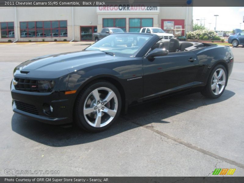 Black / Black 2011 Chevrolet Camaro SS/RS Convertible