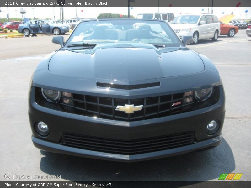 Black / Black 2011 Chevrolet Camaro SS/RS Convertible
