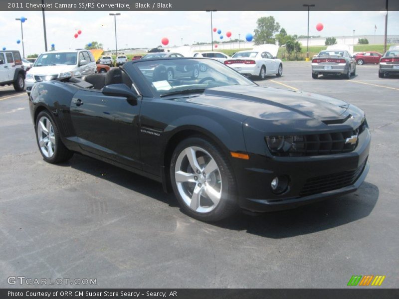 Black / Black 2011 Chevrolet Camaro SS/RS Convertible