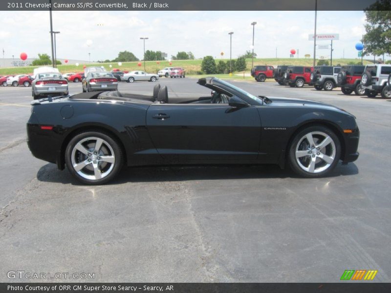 Black / Black 2011 Chevrolet Camaro SS/RS Convertible