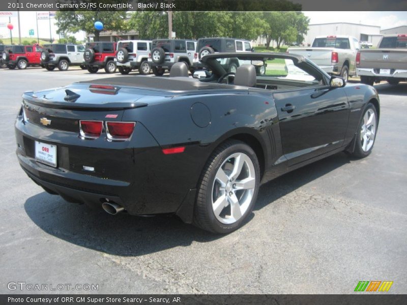 Black / Black 2011 Chevrolet Camaro SS/RS Convertible