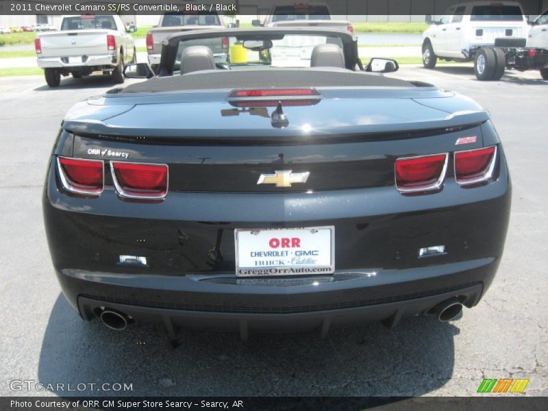 Black / Black 2011 Chevrolet Camaro SS/RS Convertible
