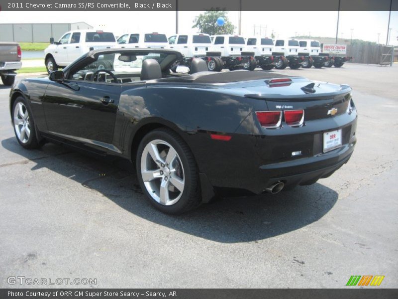 Black / Black 2011 Chevrolet Camaro SS/RS Convertible
