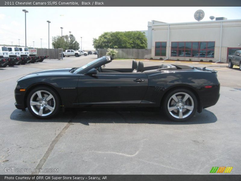 Black / Black 2011 Chevrolet Camaro SS/RS Convertible