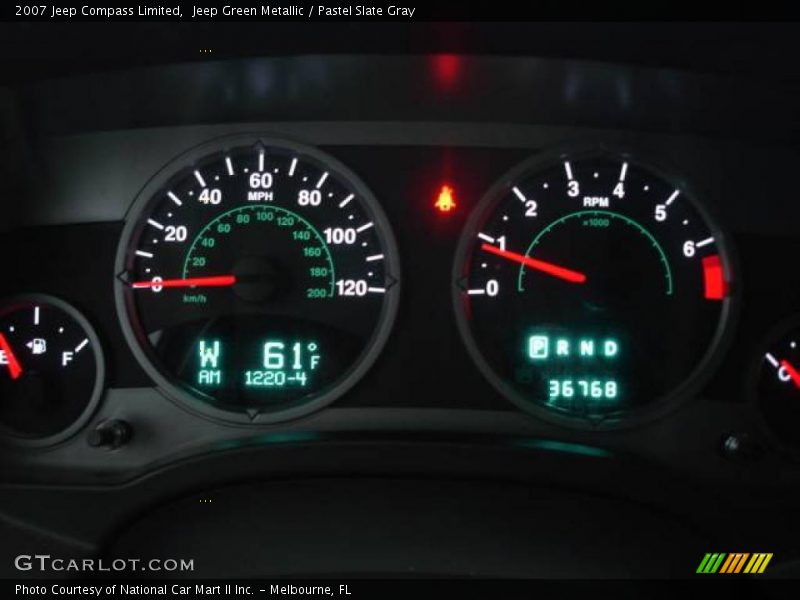 Jeep Green Metallic / Pastel Slate Gray 2007 Jeep Compass Limited