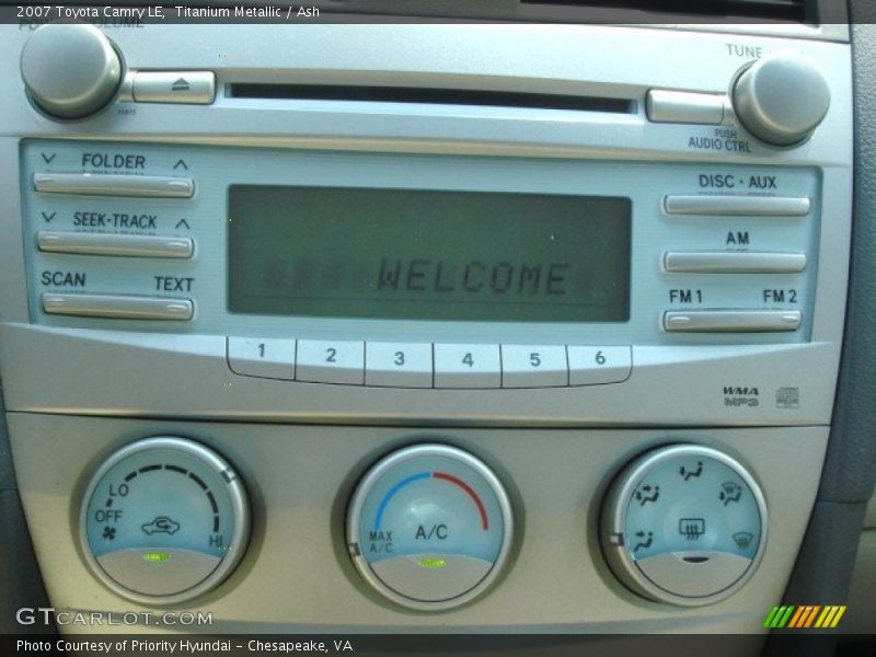 Titanium Metallic / Ash 2007 Toyota Camry LE