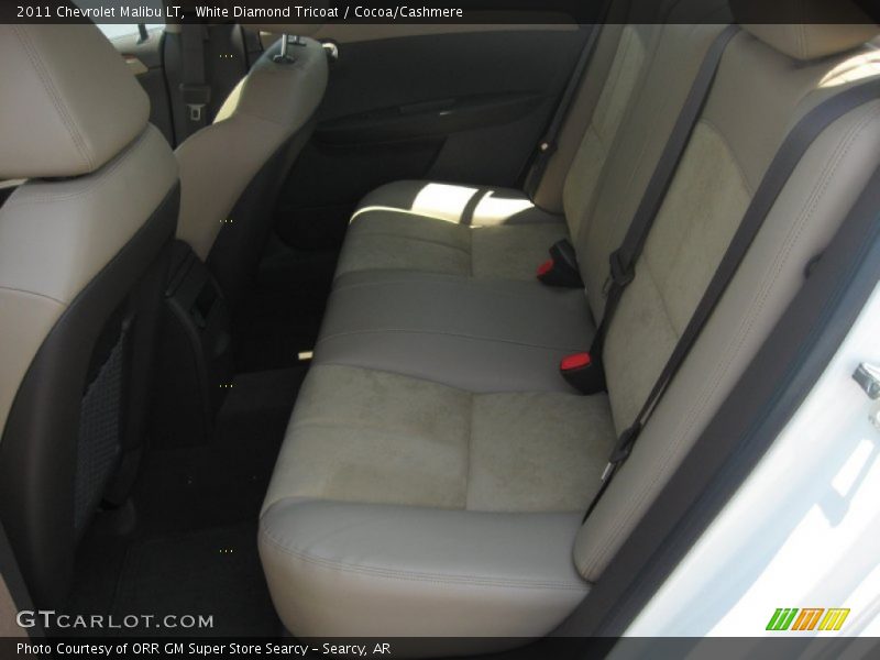 White Diamond Tricoat / Cocoa/Cashmere 2011 Chevrolet Malibu LT