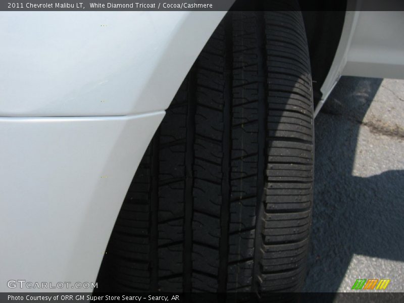 White Diamond Tricoat / Cocoa/Cashmere 2011 Chevrolet Malibu LT
