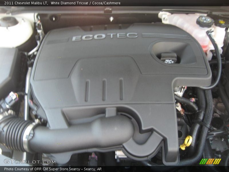 White Diamond Tricoat / Cocoa/Cashmere 2011 Chevrolet Malibu LT