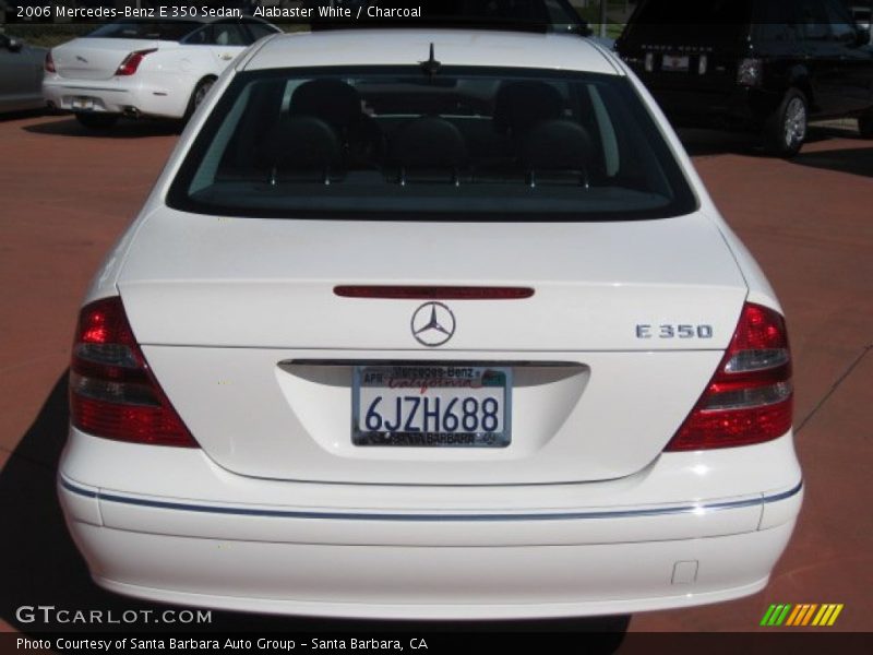 Alabaster White / Charcoal 2006 Mercedes-Benz E 350 Sedan