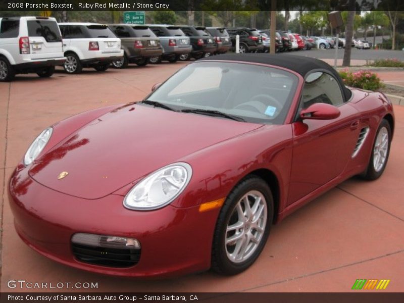 Front 3/4 View of 2008 Boxster 