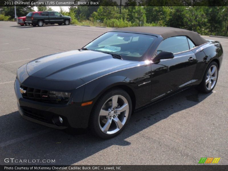 Black / Black 2011 Chevrolet Camaro LT/RS Convertible
