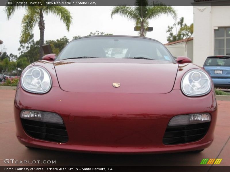 Ruby Red Metallic / Stone Grey 2008 Porsche Boxster