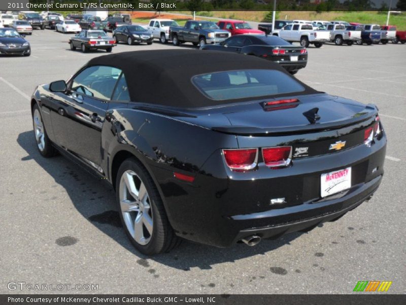 Black / Black 2011 Chevrolet Camaro LT/RS Convertible