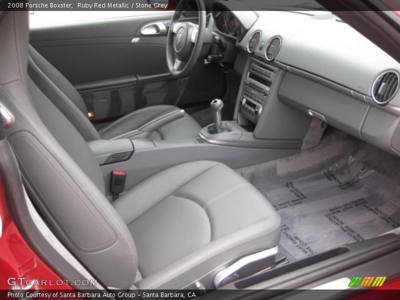  2008 Boxster  Stone Grey Interior