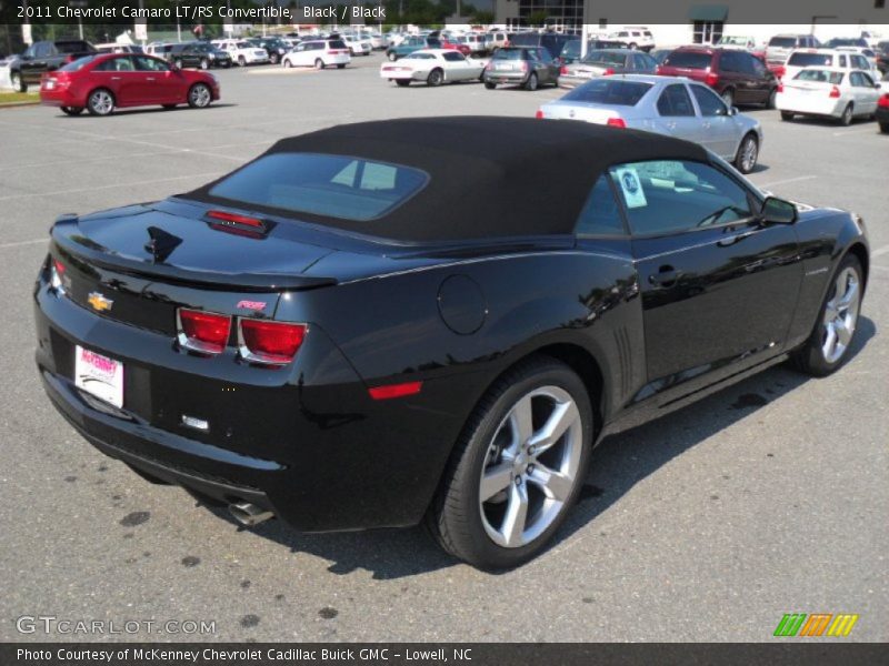 Black / Black 2011 Chevrolet Camaro LT/RS Convertible