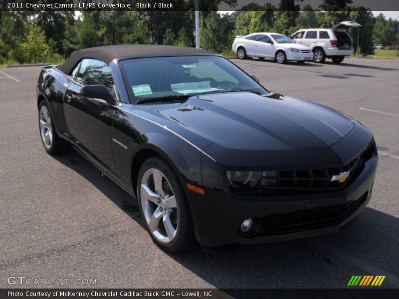 Black / Black 2011 Chevrolet Camaro LT/RS Convertible