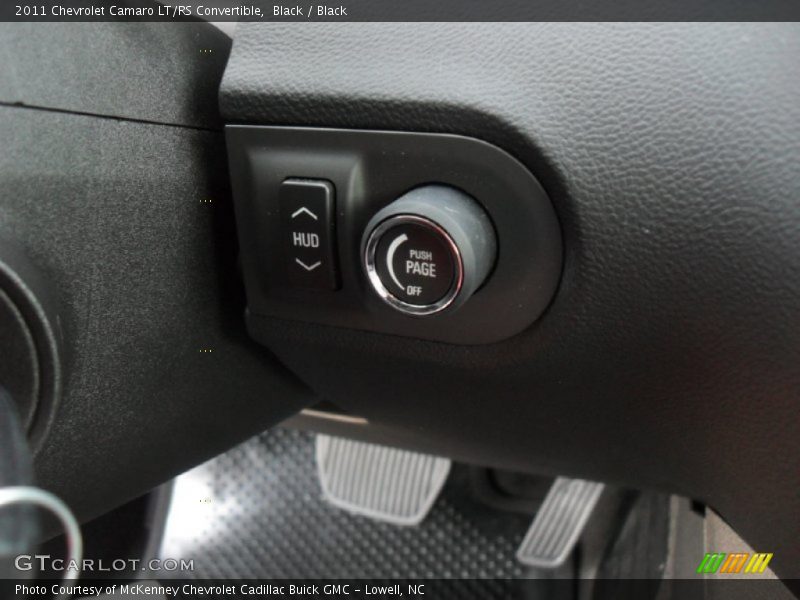 Black / Black 2011 Chevrolet Camaro LT/RS Convertible