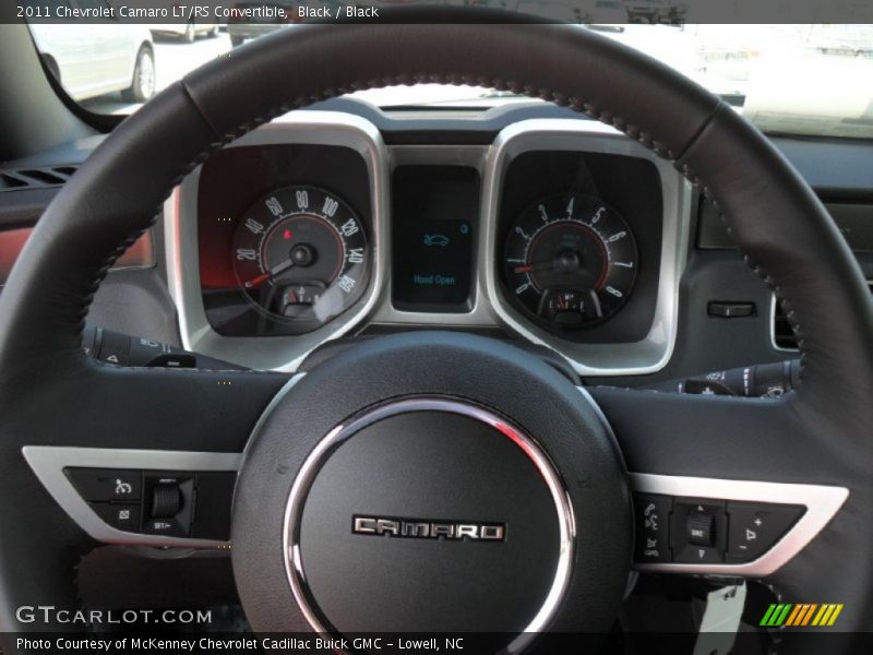 Black / Black 2011 Chevrolet Camaro LT/RS Convertible