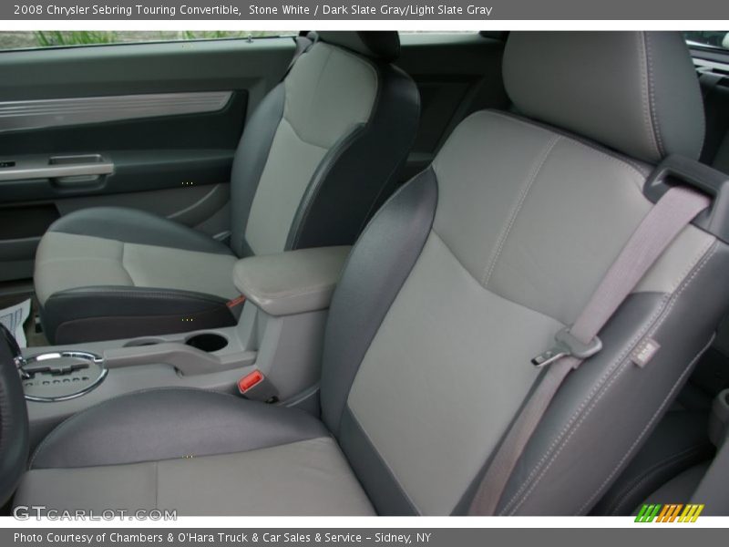 Stone White / Dark Slate Gray/Light Slate Gray 2008 Chrysler Sebring Touring Convertible