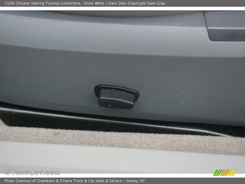 Stone White / Dark Slate Gray/Light Slate Gray 2008 Chrysler Sebring Touring Convertible