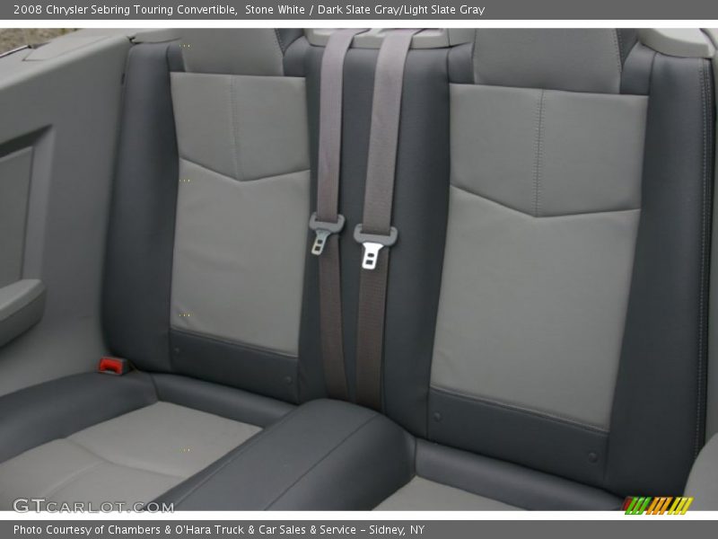 Stone White / Dark Slate Gray/Light Slate Gray 2008 Chrysler Sebring Touring Convertible