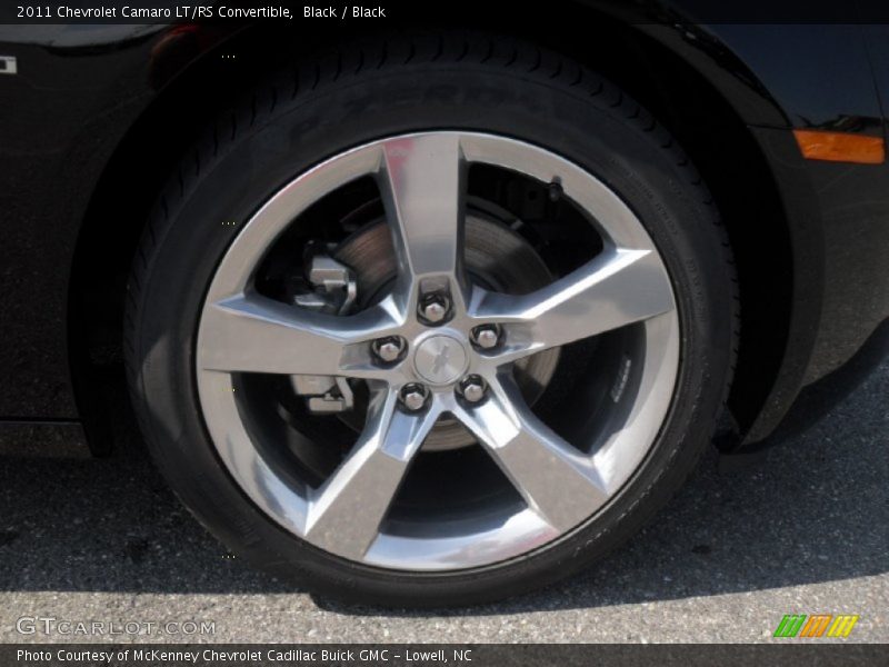 Black / Black 2011 Chevrolet Camaro LT/RS Convertible