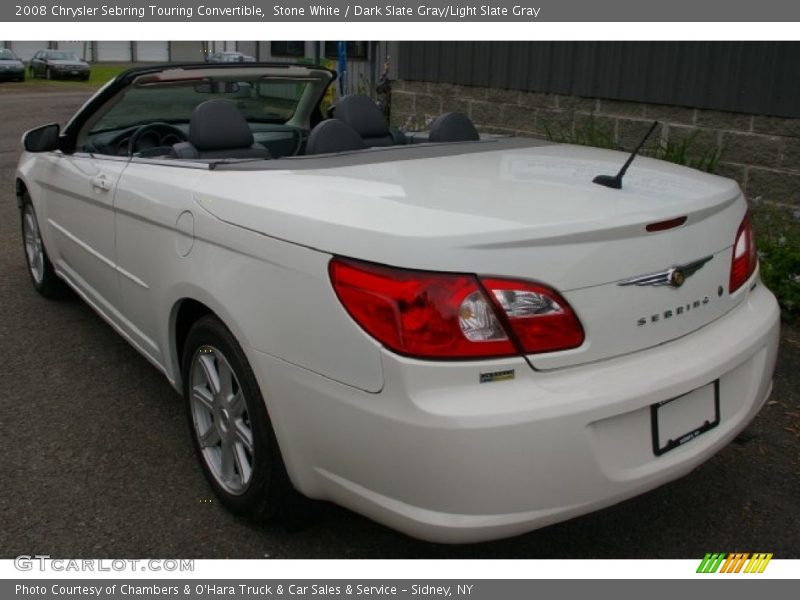 Stone White / Dark Slate Gray/Light Slate Gray 2008 Chrysler Sebring Touring Convertible
