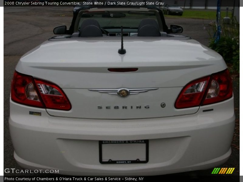 Stone White / Dark Slate Gray/Light Slate Gray 2008 Chrysler Sebring Touring Convertible
