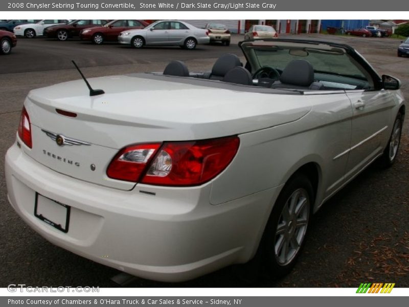 Stone White / Dark Slate Gray/Light Slate Gray 2008 Chrysler Sebring Touring Convertible