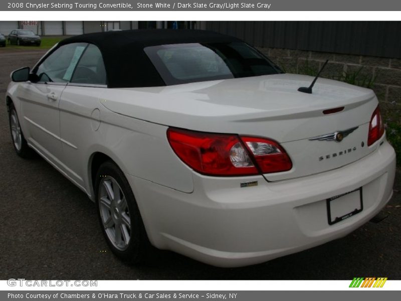 Stone White / Dark Slate Gray/Light Slate Gray 2008 Chrysler Sebring Touring Convertible