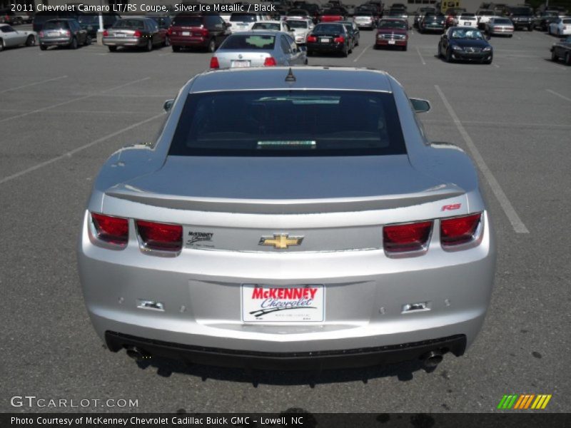 Silver Ice Metallic / Black 2011 Chevrolet Camaro LT/RS Coupe