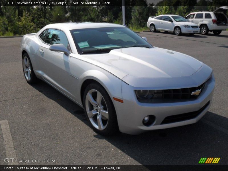 Silver Ice Metallic / Black 2011 Chevrolet Camaro LT/RS Coupe