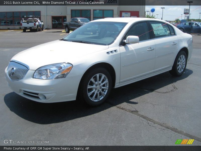 White Diamond TriCoat / Cocoa/Cashmere 2011 Buick Lucerne CXL