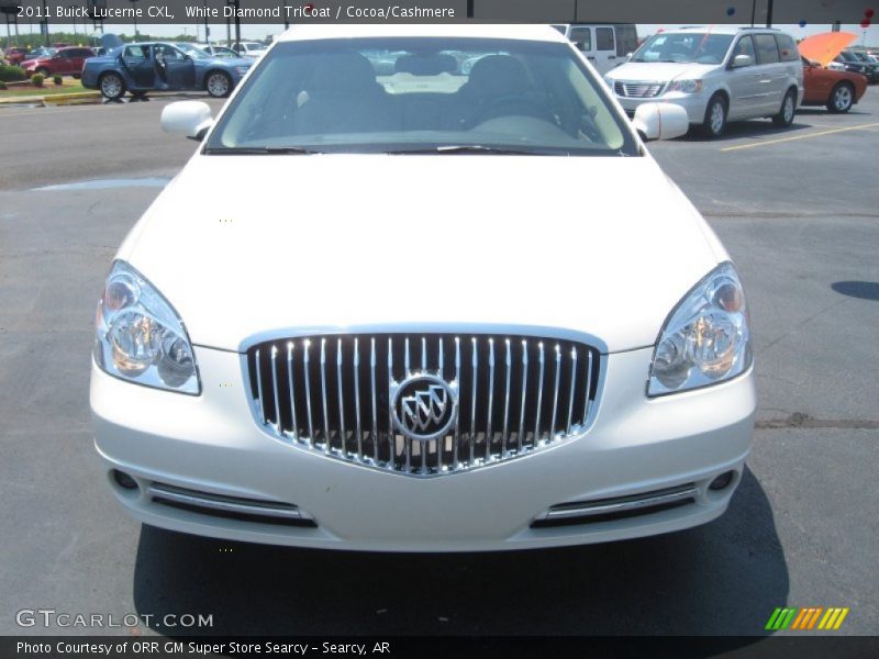 White Diamond TriCoat / Cocoa/Cashmere 2011 Buick Lucerne CXL
