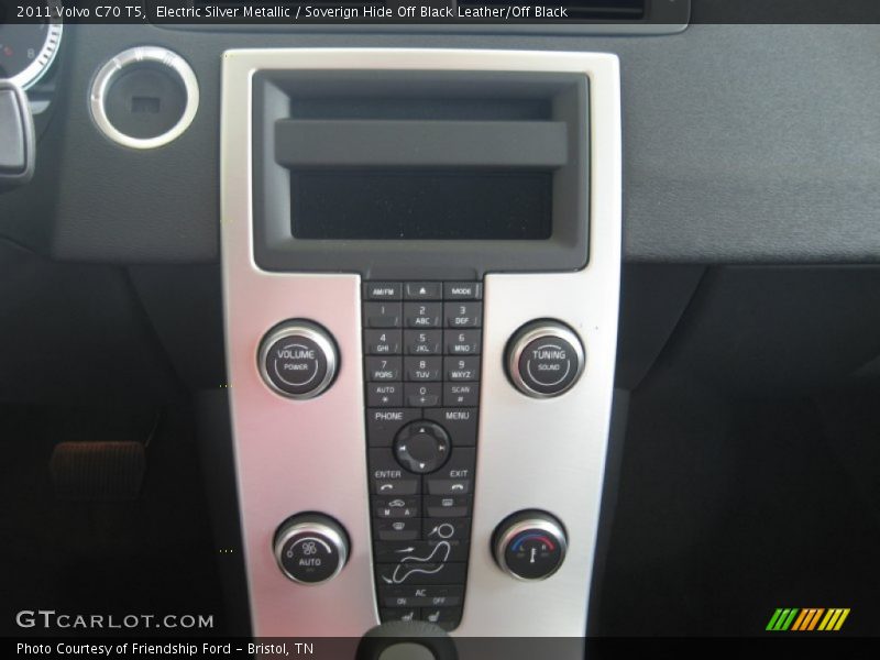 Electric Silver Metallic / Soverign Hide Off Black Leather/Off Black 2011 Volvo C70 T5