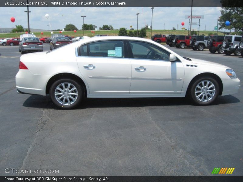 White Diamond TriCoat / Cocoa/Cashmere 2011 Buick Lucerne CXL