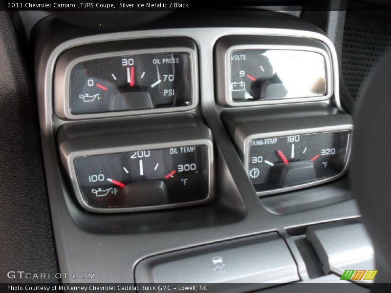 Silver Ice Metallic / Black 2011 Chevrolet Camaro LT/RS Coupe