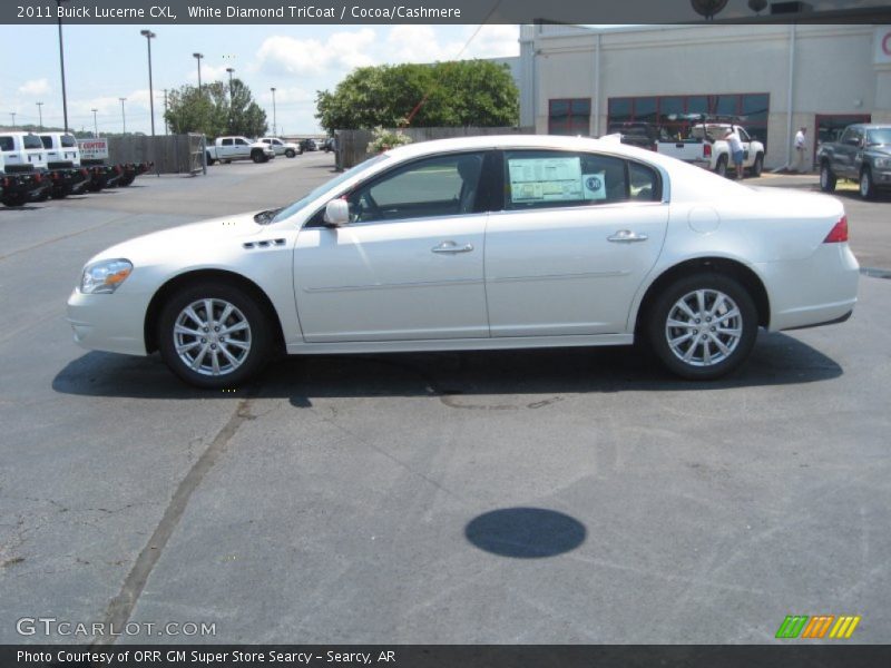 White Diamond TriCoat / Cocoa/Cashmere 2011 Buick Lucerne CXL