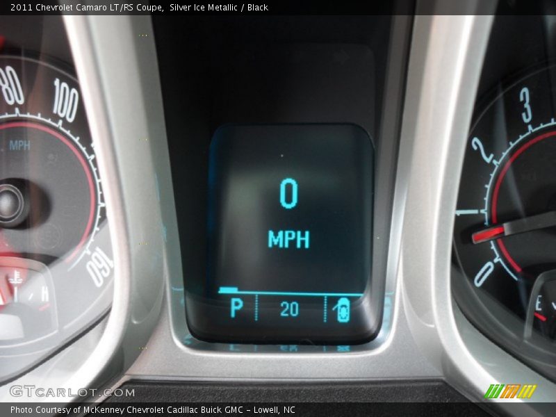 Silver Ice Metallic / Black 2011 Chevrolet Camaro LT/RS Coupe