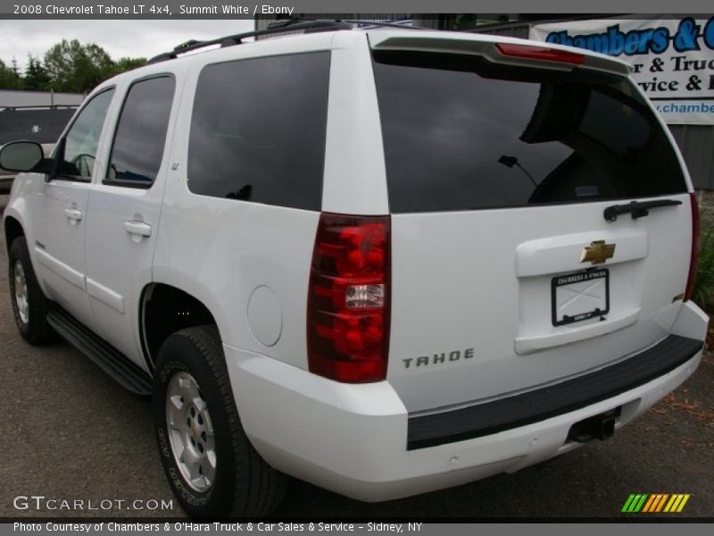 Summit White / Ebony 2008 Chevrolet Tahoe LT 4x4
