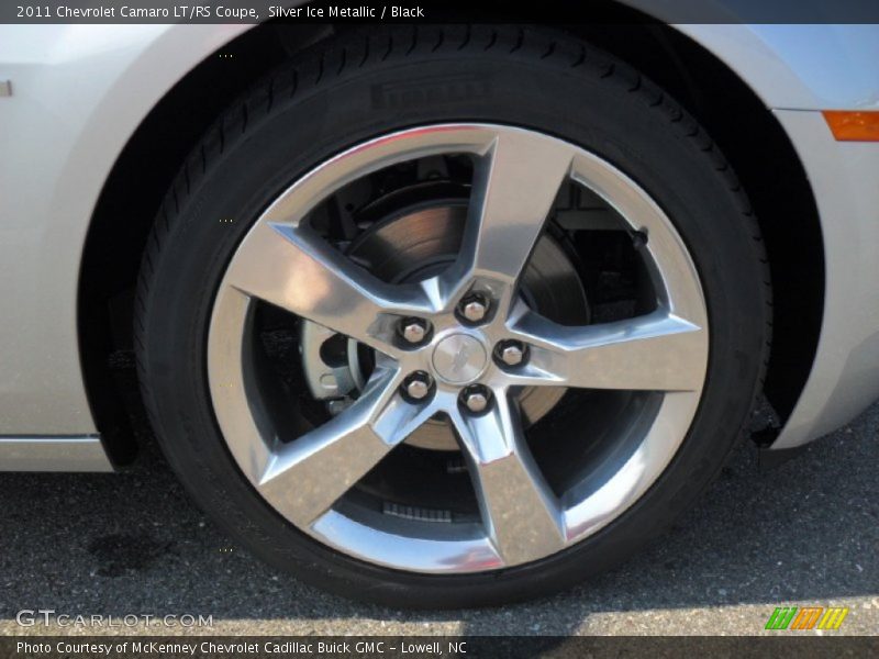 Silver Ice Metallic / Black 2011 Chevrolet Camaro LT/RS Coupe