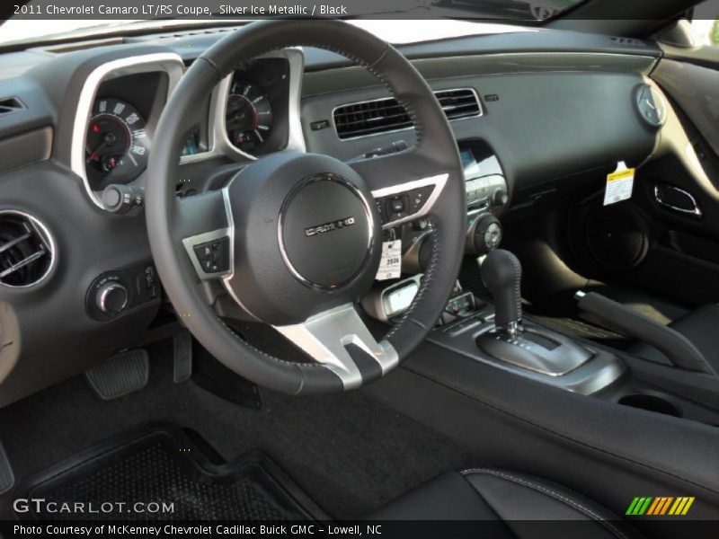 Silver Ice Metallic / Black 2011 Chevrolet Camaro LT/RS Coupe