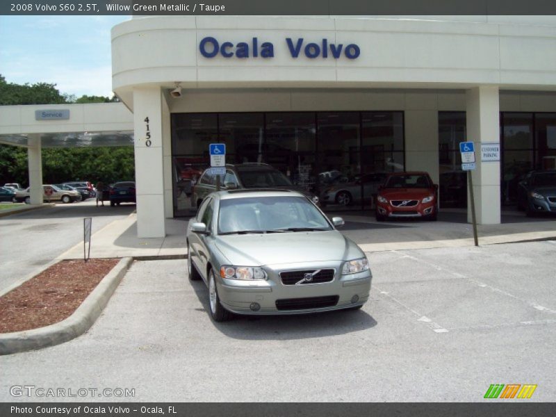 Willow Green Metallic / Taupe 2008 Volvo S60 2.5T
